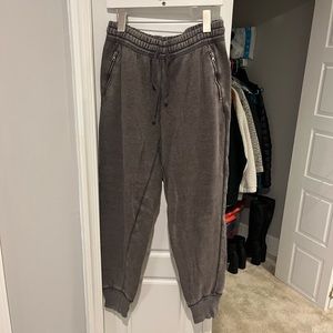 Aerie Gray Track Pants